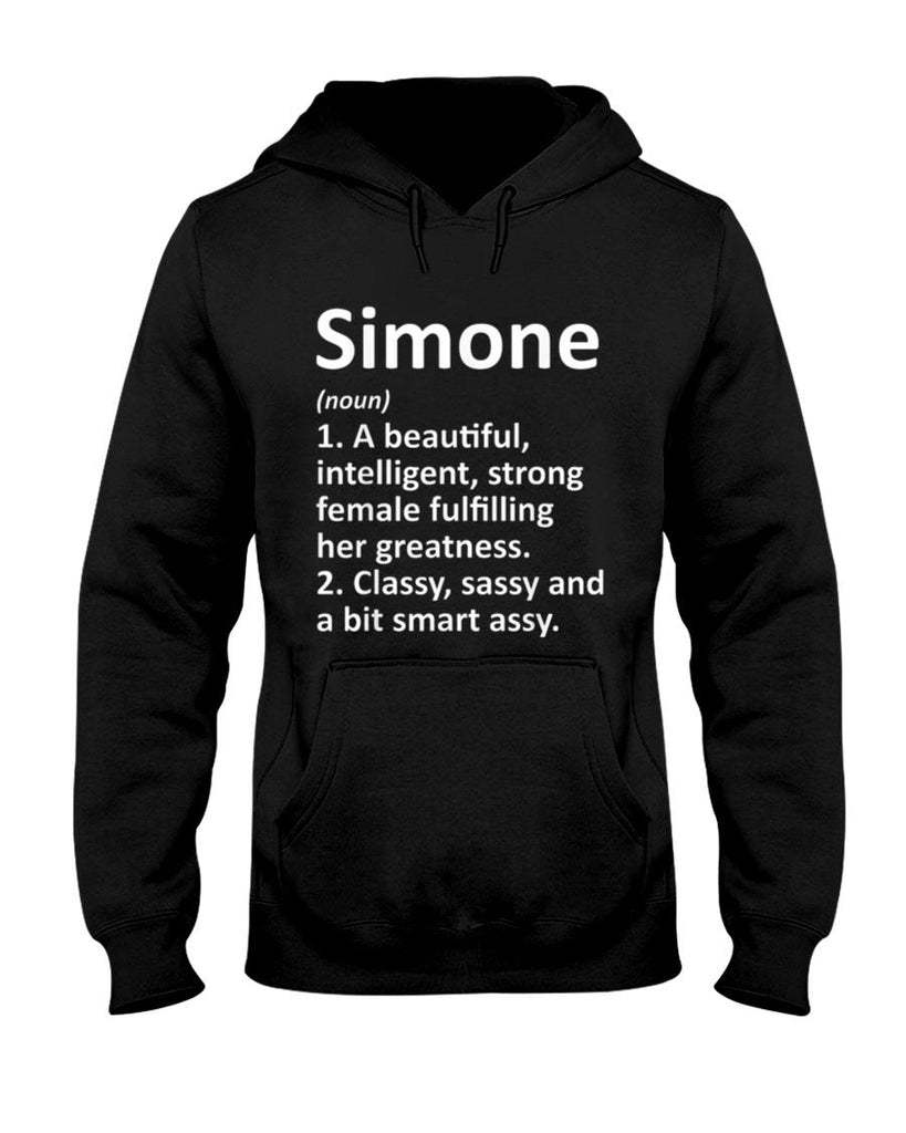 SIMONE Definition Personalized Name Funny Christmas Gift T-Shirt