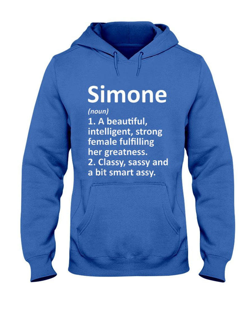 SIMONE Definition Personalized Name Funny Christmas Gift T-Shirt
