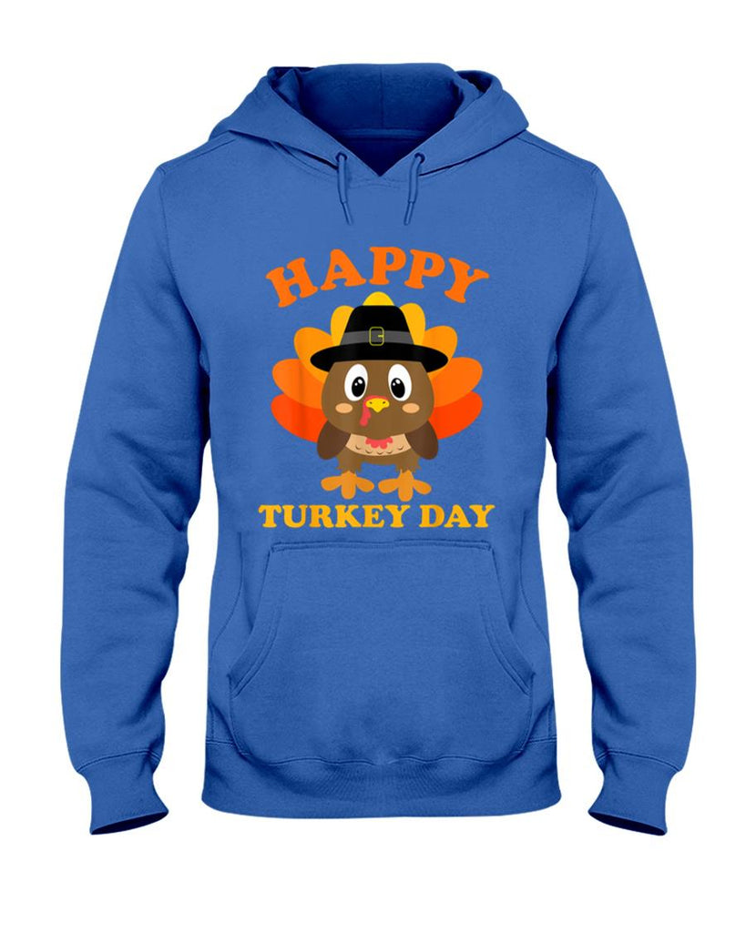 Happy Turkey Day Gifts Cute Thanksgiving Shirts Women Men T-Shirt