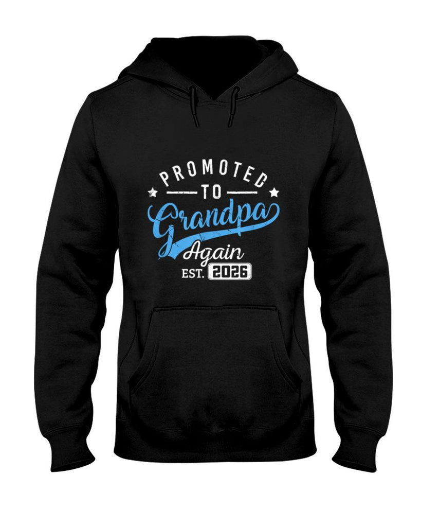 Promoted To Grandpa Again Est 2026 Baby Announcement Grandpa T-Shirt