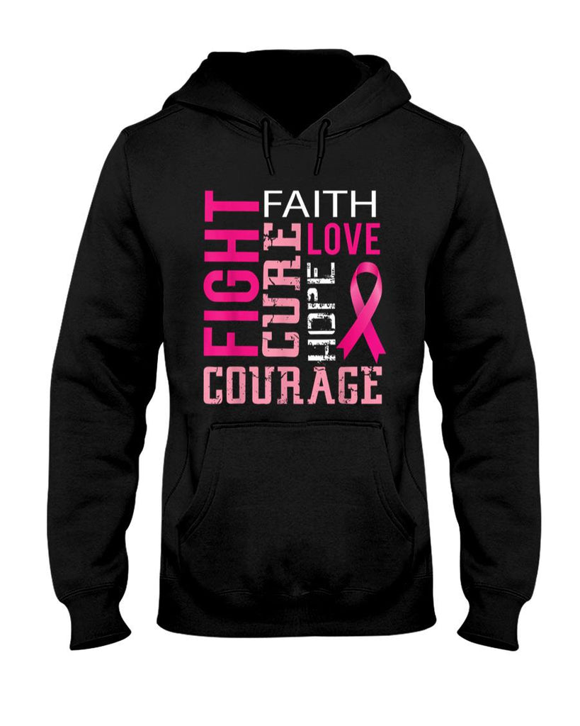Breast cancer awareness tee for women Faith T-Shirt