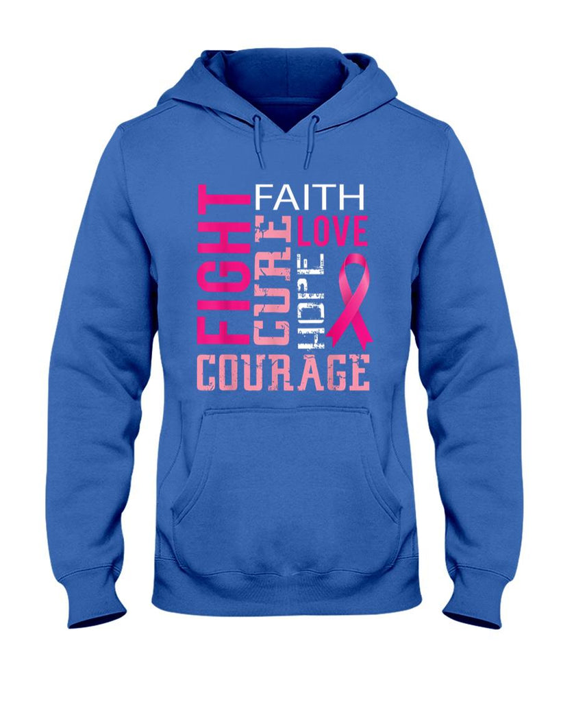 Breast cancer awareness tee for women Faith T-Shirt