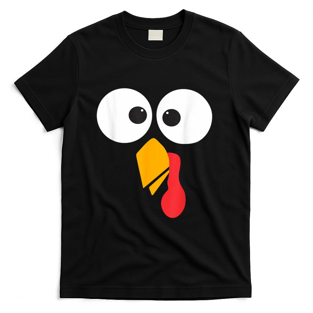Thanksgiving Turkey Face Matching Family Costume Cute Kids T-Shirt