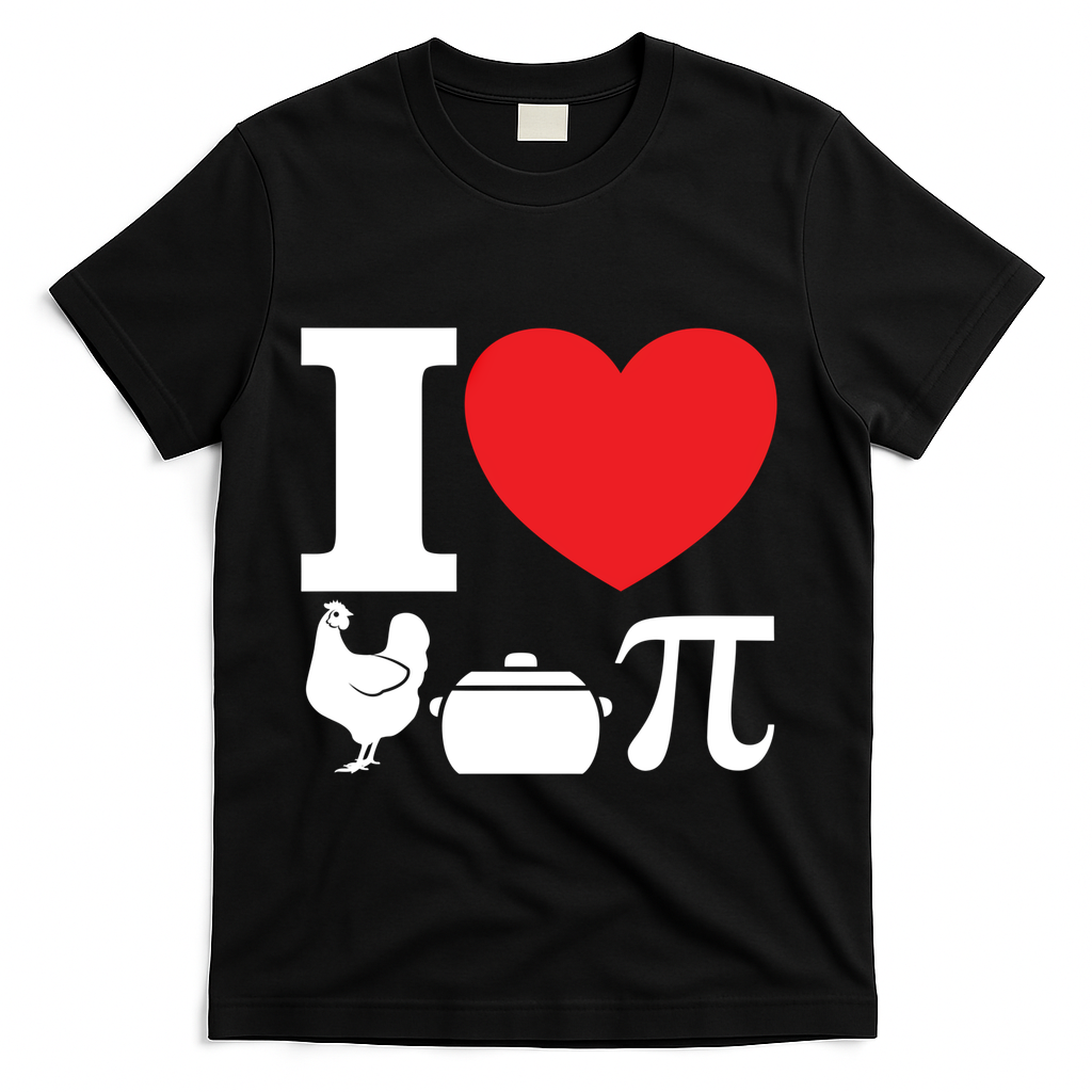 I Love Chicken Pot Pi Pie Day Math Great Gift T-Shirt