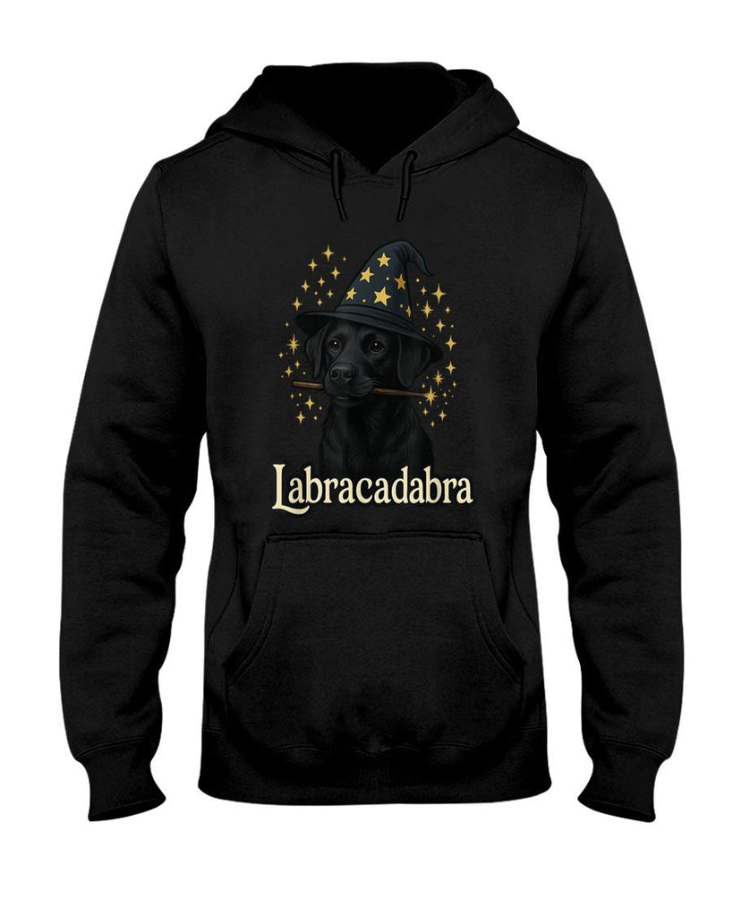Pet Mom Halloween Shirt - Labracadabra Funny Black Lab Dog Wizard Halloween Costume T-Shirt
