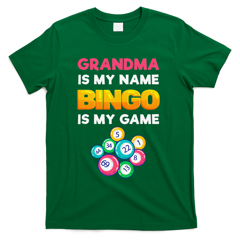 Bingo Is My Funny Bingo Grandma Player Women Mother's Day T-Shirt