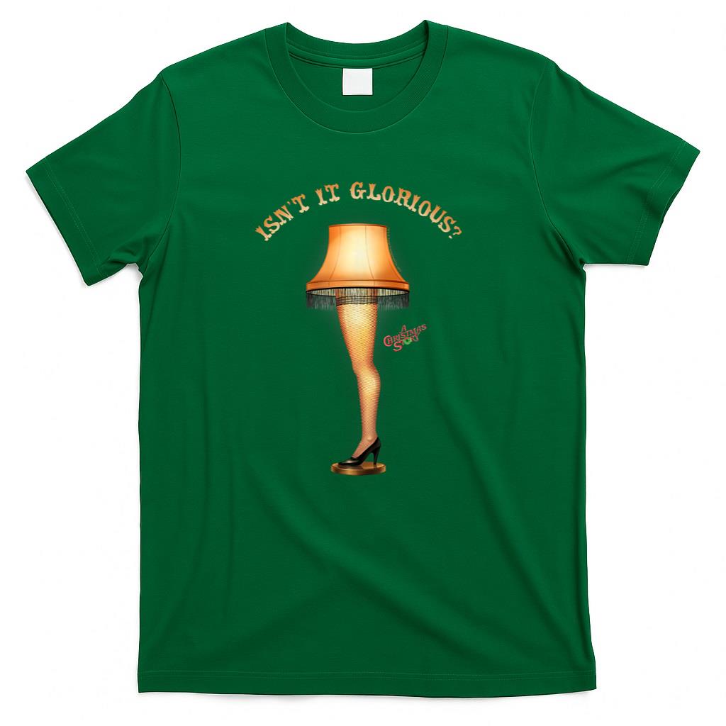 A Christmas Story Glowing Glorious Leg Lamp Funny Holiday T-Shirt