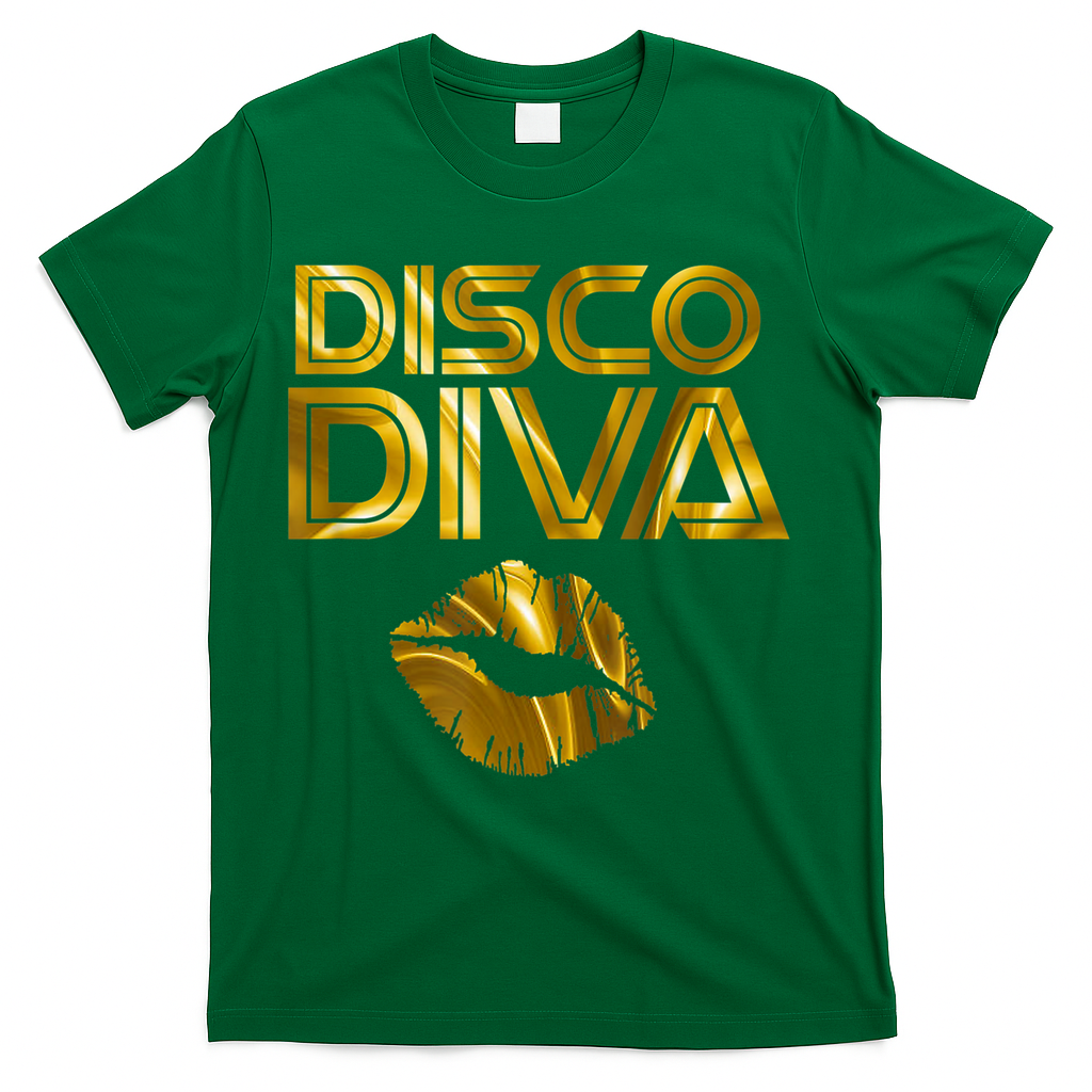 Disco Diva | 60s 70s 80s Costume Party Wear Outfit Tshirt T-Shirt