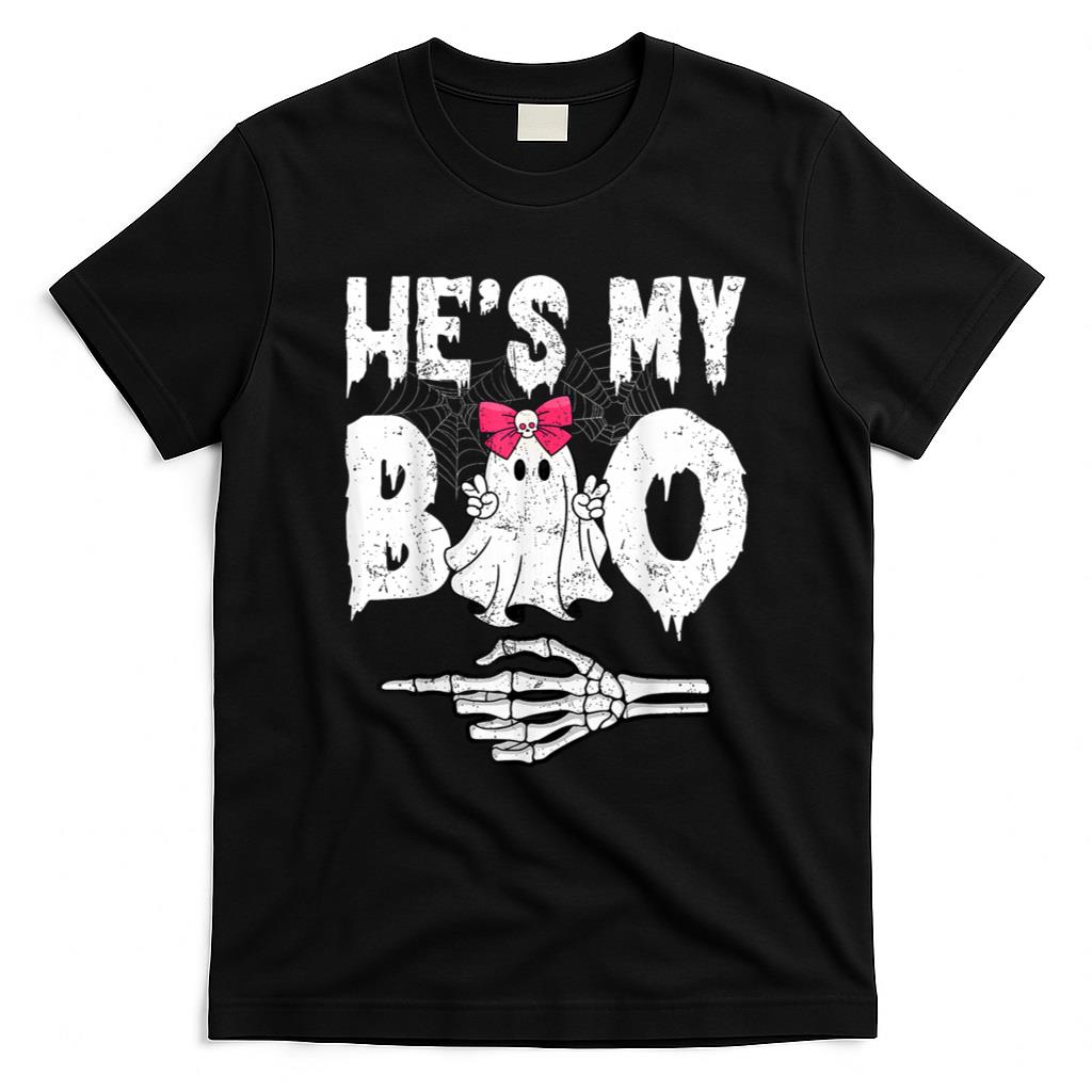 Halloween Shirt - Hes My Boo Couple Matching Halloween Costumes T-Shirt