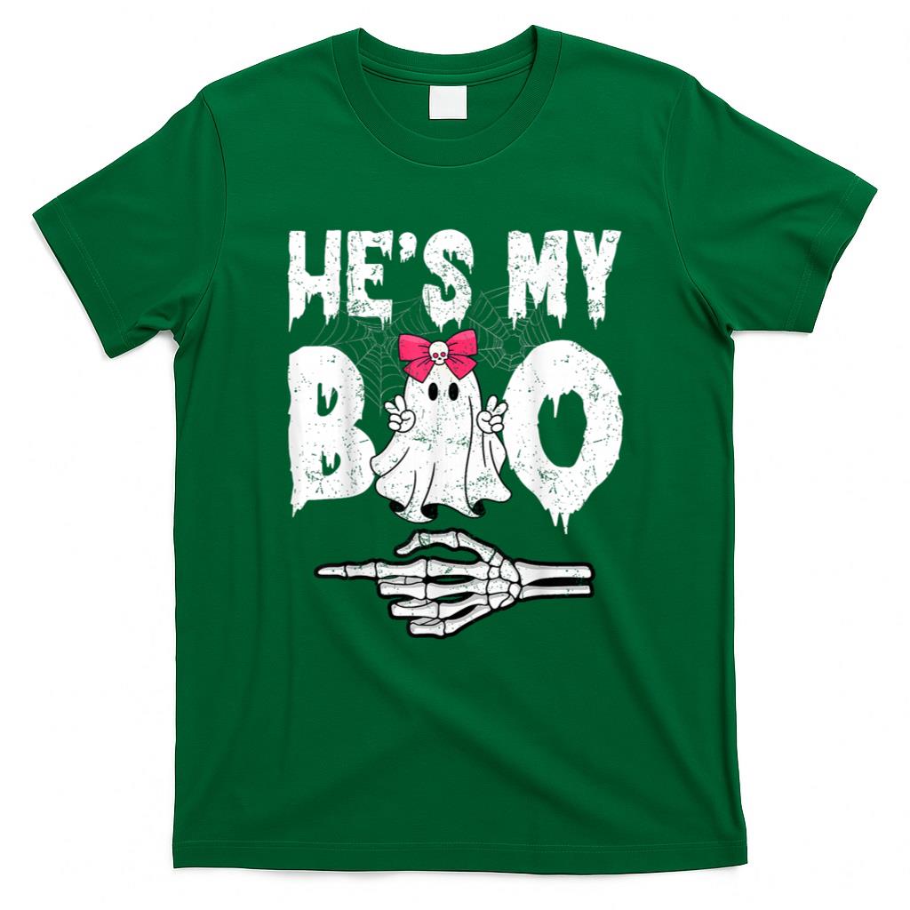 Halloween Shirt - Hes My Boo Couple Matching Halloween Costumes T-Shirt
