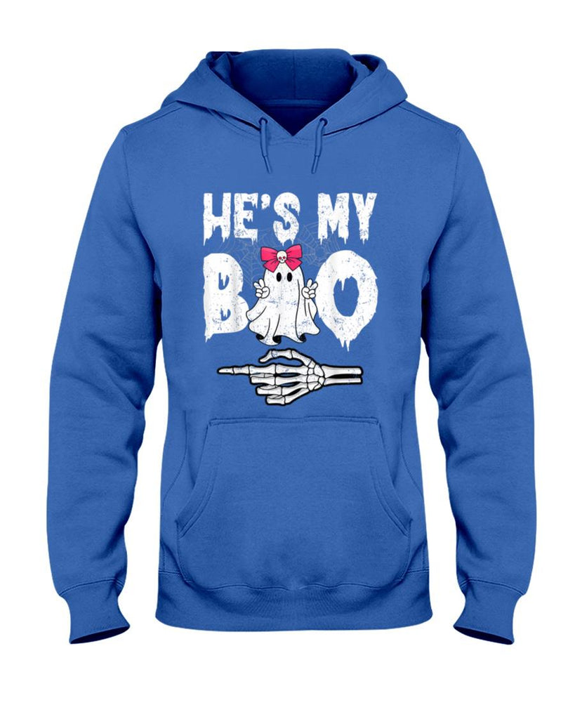 Halloween Shirt - Hes My Boo Couple Matching Halloween Costumes T-Shirt