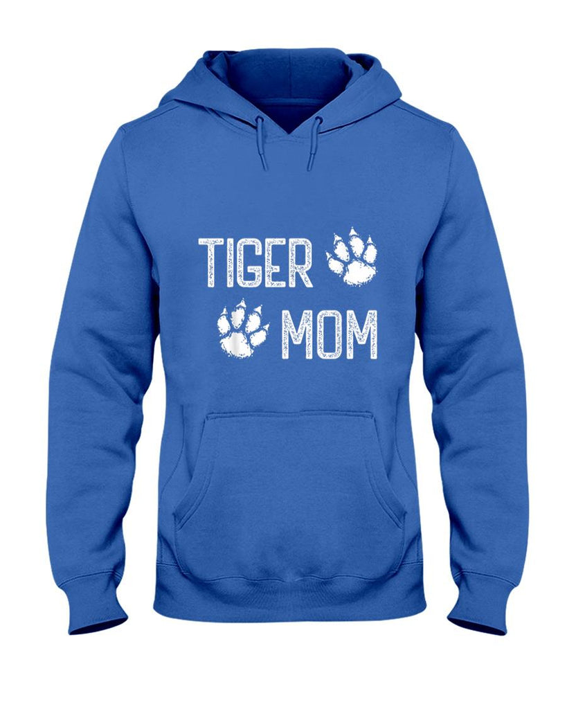 Pet Mom Halloween Shirt - Halloween Tiger mom paw print footprint tigers lover cute T-Shirt