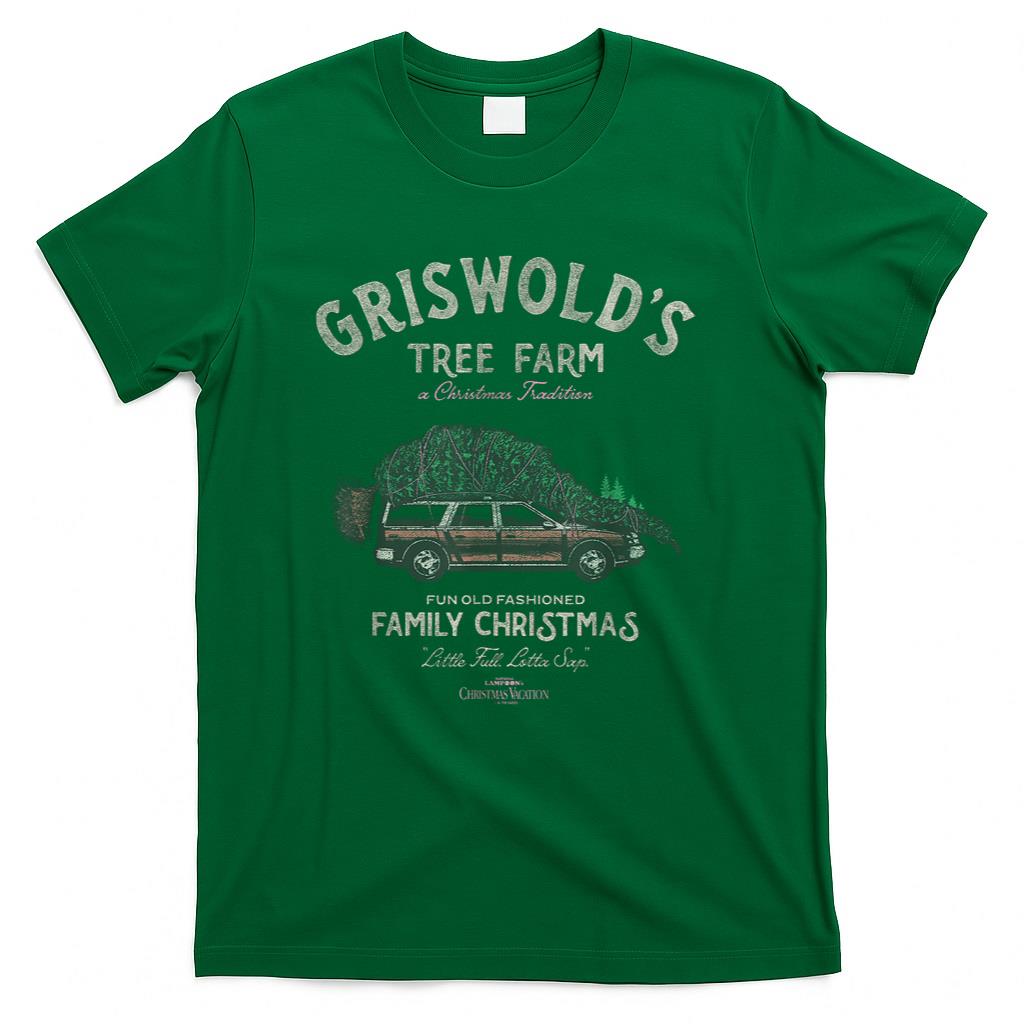 National Lampoons Christmas Vacation T-Shirt - Unisex-Adults Black Small Short Sleeve Crew