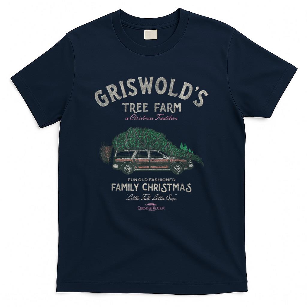National Lampoons Christmas Vacation T-Shirt - Unisex-Adults Black Small Short Sleeve Crew