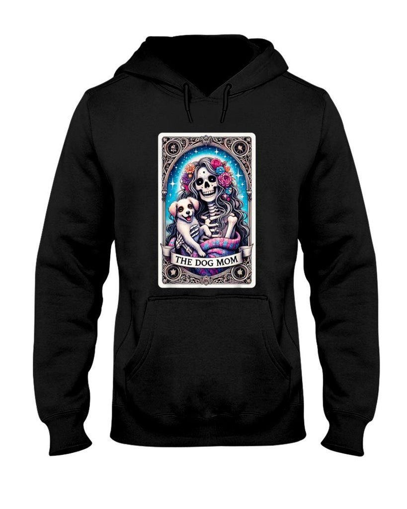 Pet Mom Halloween Shirt - The Dog Mom Skeleton Tarot Card Funny Pet Mama Puppy Lovers Men Women T-Shirt