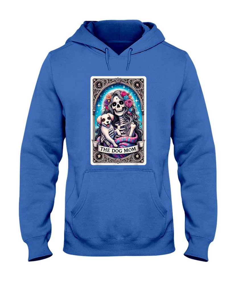 Pet Mom Halloween Shirt - The Dog Mom Skeleton Tarot Card Funny Pet Mama Puppy Lovers Men Women T-Shirt