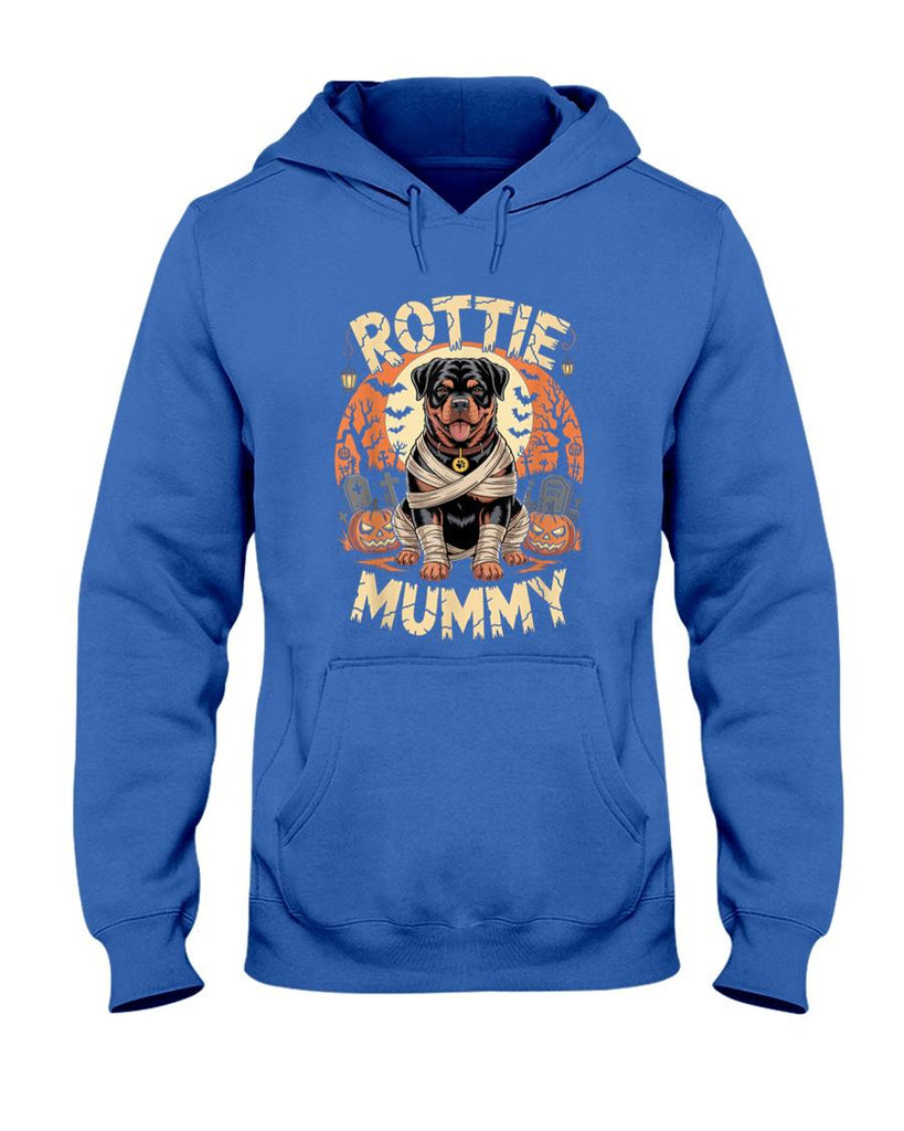 Pet Mom Halloween Shirt - Rottweiler Funny Halloween Costume Dog Owner Rottie Mummy T-Shirt