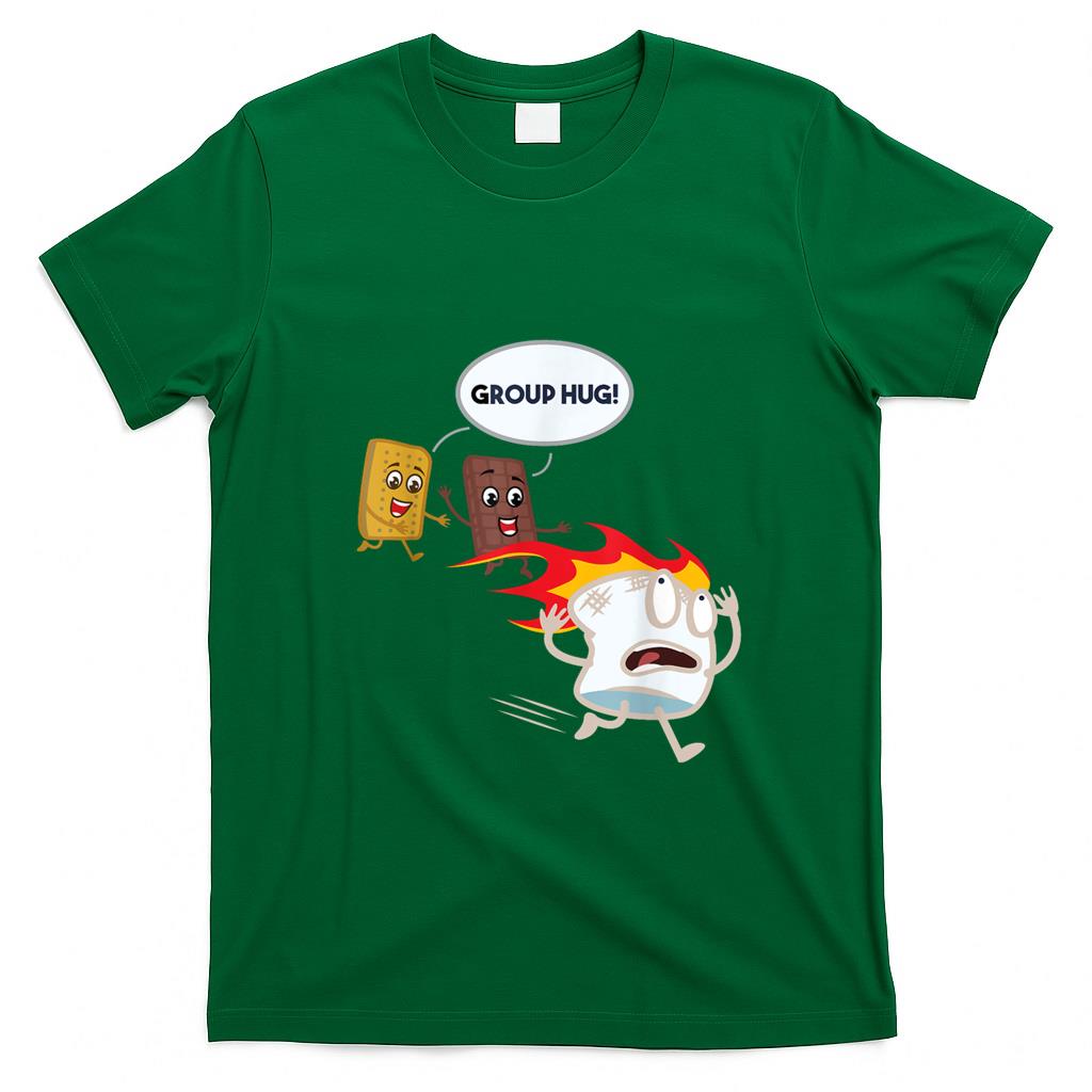 Funny Tees - Funny For Men Smores Camping Roasting Outdoor Women T-Shirt