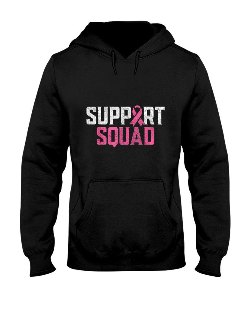 Support Squad Breast Cancer Warrior Breast Cancer Awareness T-Shirt