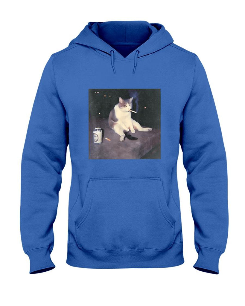 Funny Tees - Funny Smoking Cat Meme T-Shirt