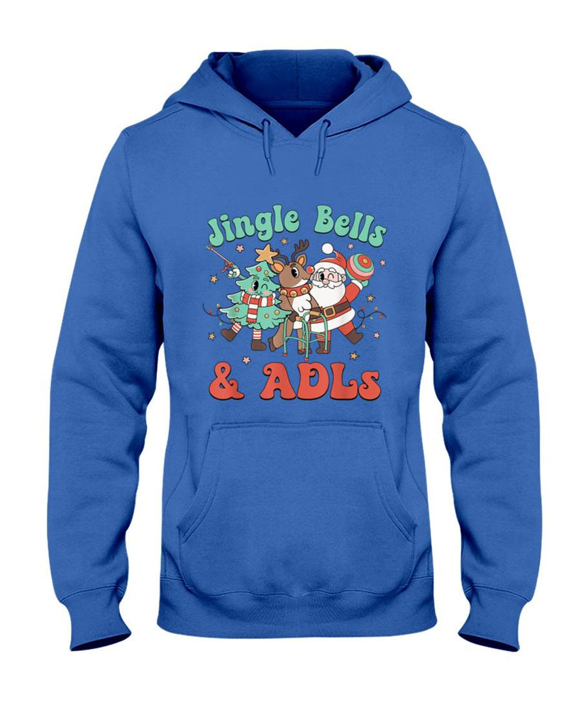 Occupational Therapy Christmas Reindeer Santa ADLS New OT T-Shirt