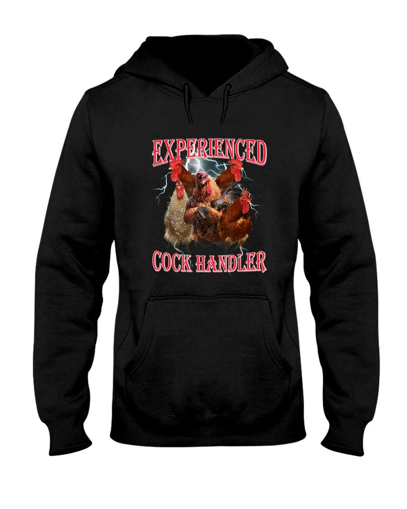 Funny Tees - Funny Adult Humor Experienced Cock Handler Inappropriate T-Shirt