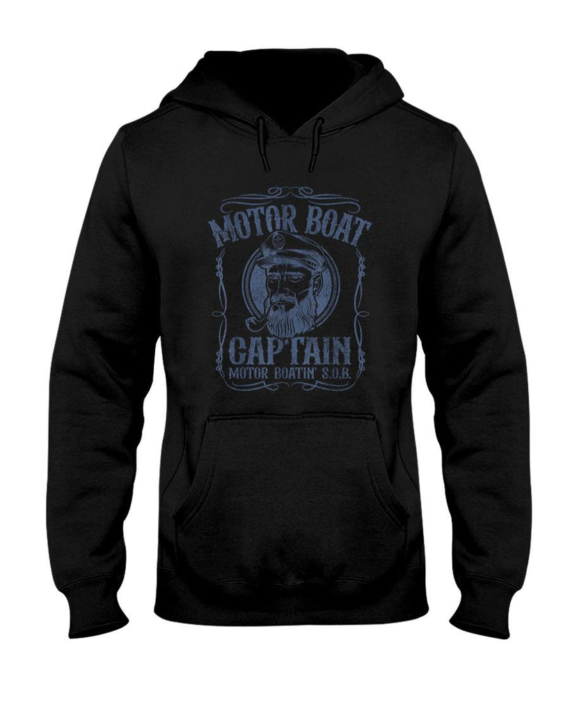 Funny Tees - Motor Boat Captain Funny Pontoon Boating Motor Boatin Lake T-Shirt