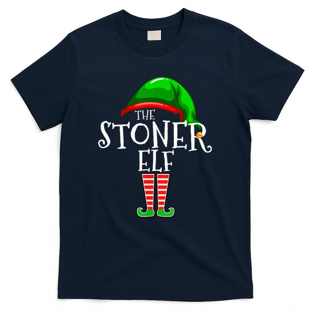 The Stoner Elf Family Matching Group Christmas Gift Pothead T-Shirt