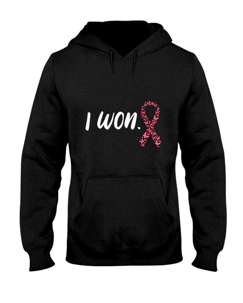 I Won Breast Cancer Awareness Support Pink Ribbon Survivor T-Shirt