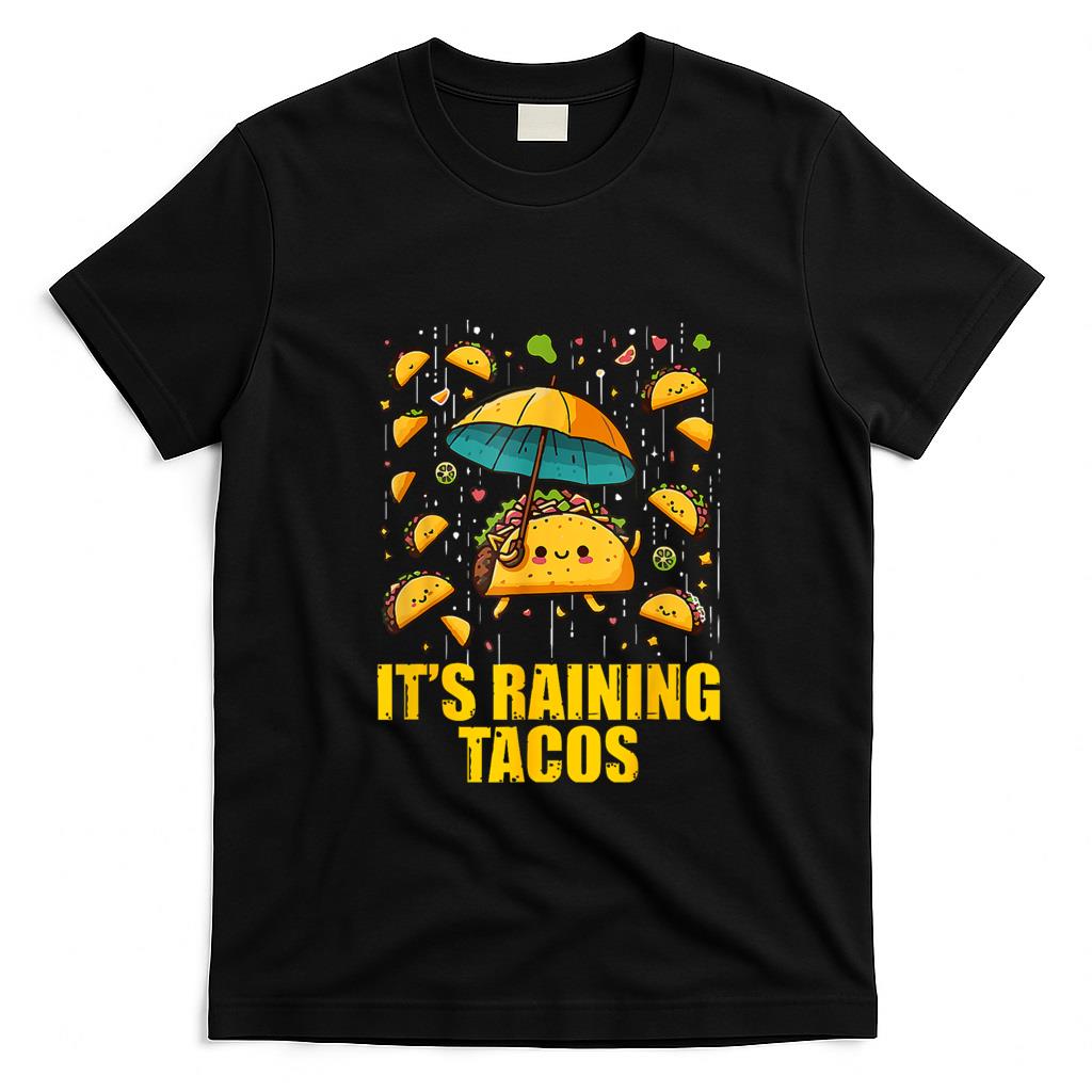 Funny Tees - It's Raining Tacos Funny Taco Lovers Kids Girls Boys T-Shirt
