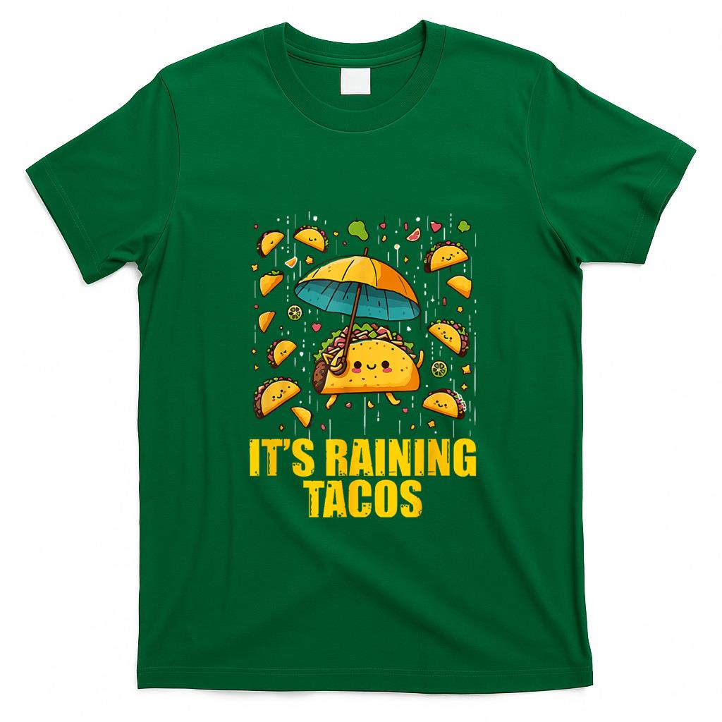 Funny Tees - It's Raining Tacos Funny Taco Lovers Kids Girls Boys T-Shirt