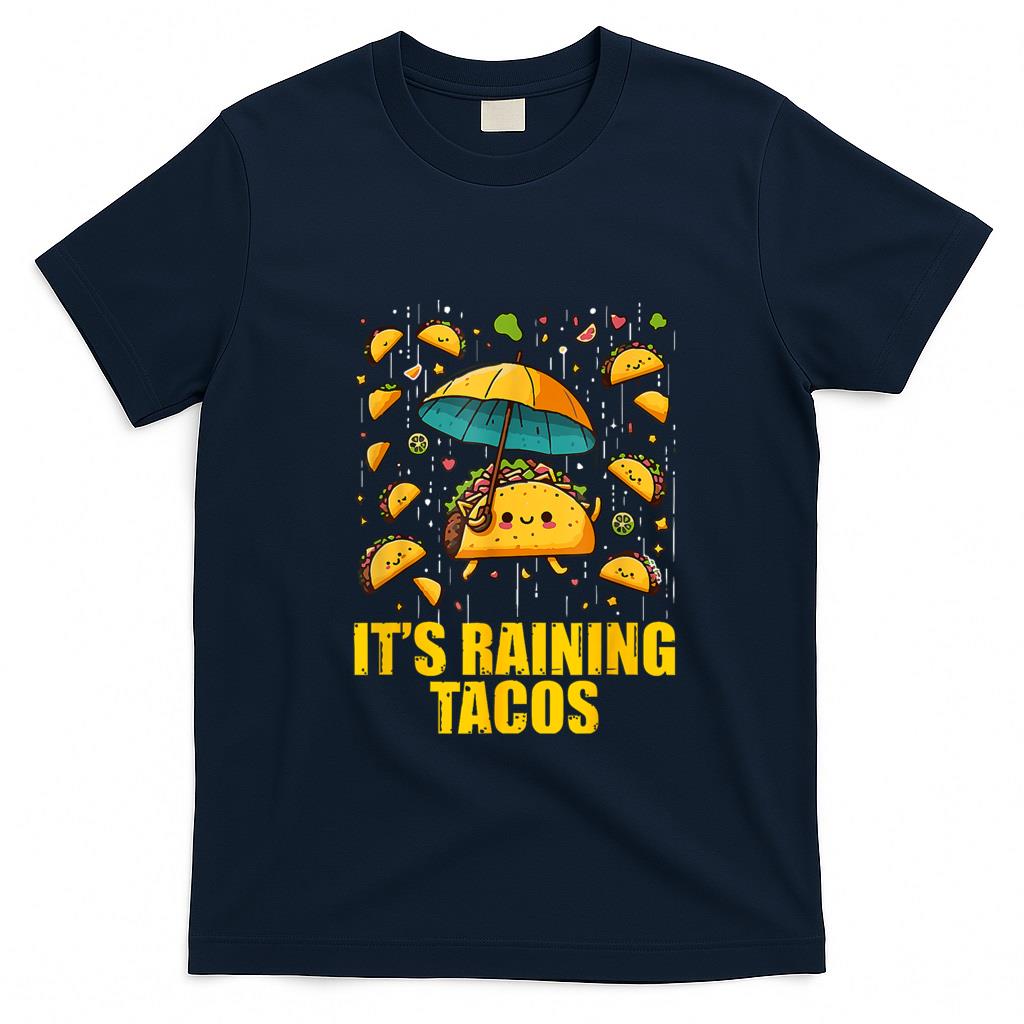 Funny Tees - It's Raining Tacos Funny Taco Lovers Kids Girls Boys T-Shirt