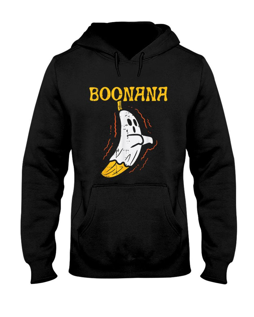 Halloween Shirt - Boonana Cute Ghost Banana Halloween Costume Men Women Kids T-Shirt