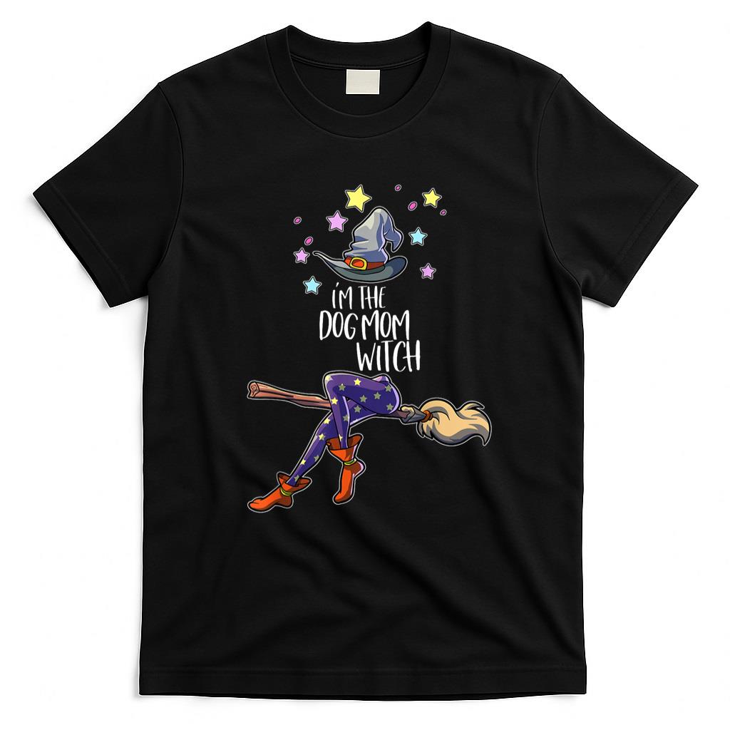 Pet Mom Halloween Shirt - Dog Mom Witch Halloween Group Matching Halloween T-Shirt