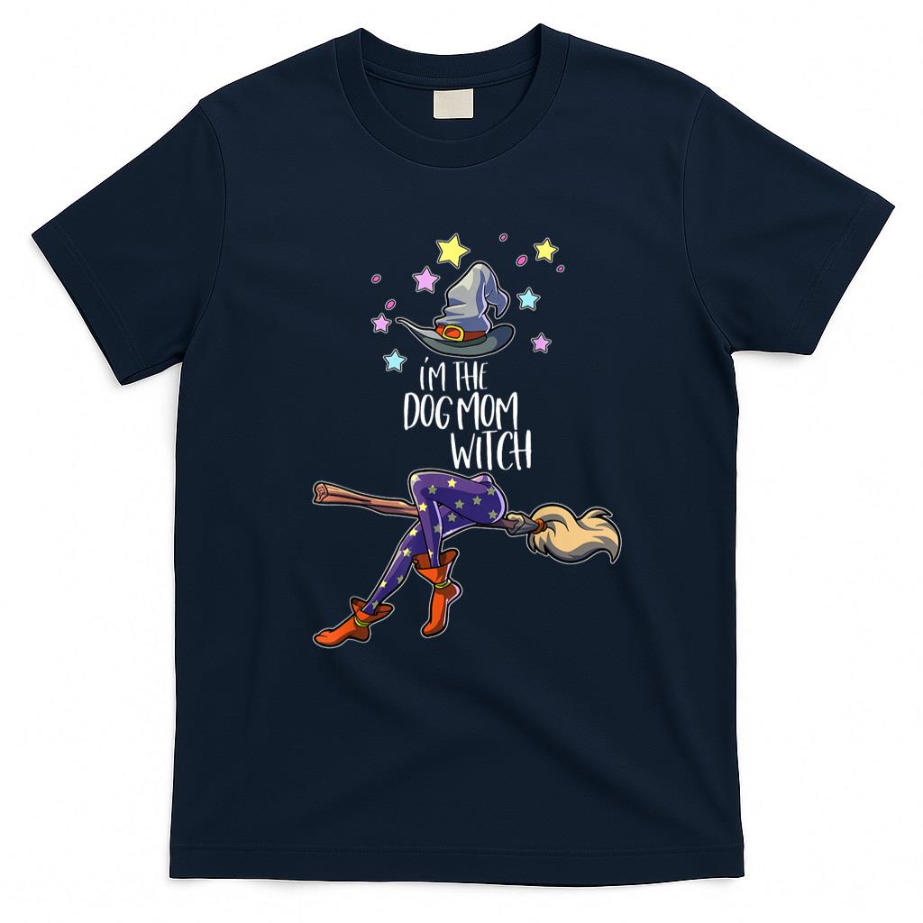 Pet Mom Halloween Shirt - Dog Mom Witch Halloween Group Matching Halloween T-Shirt