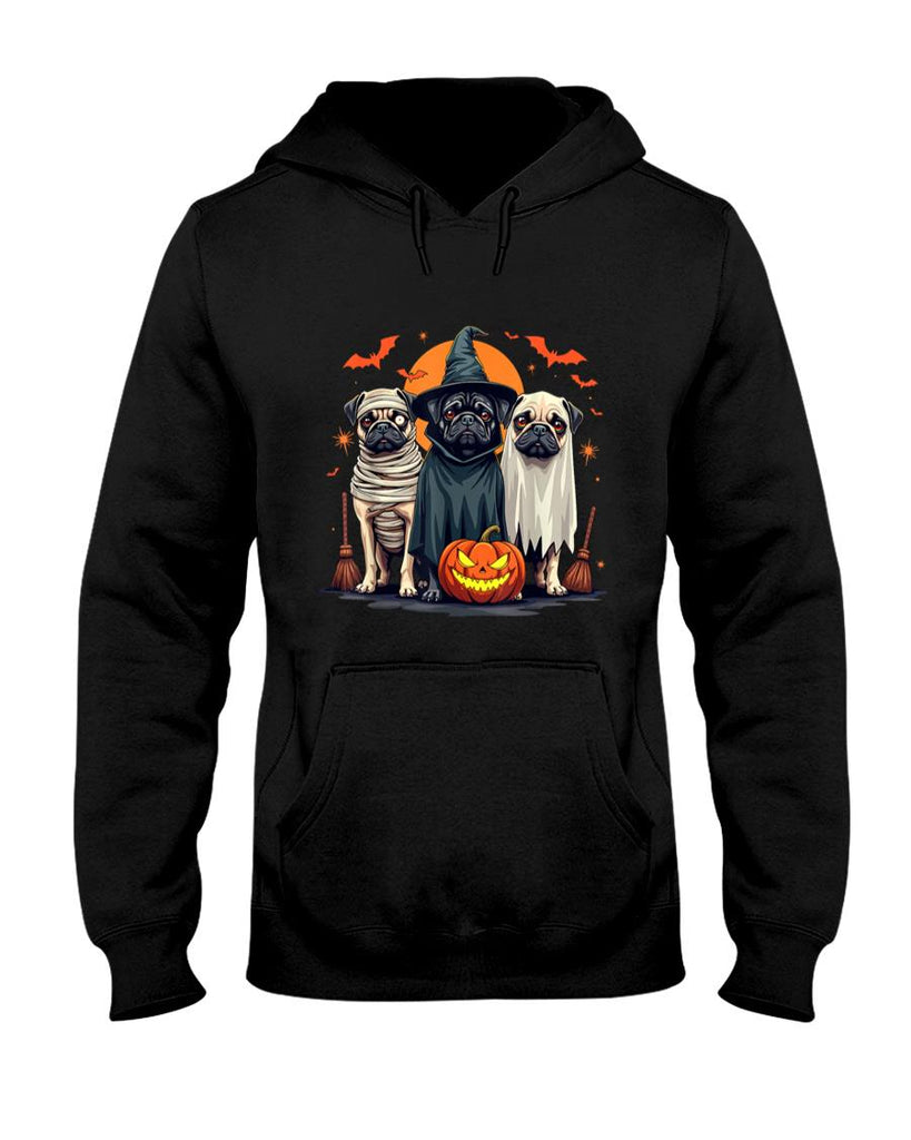 Pet Mom Halloween Shirt - Pug Halloween Costume Mom Witch Ghost Dog Lover T-Shirt