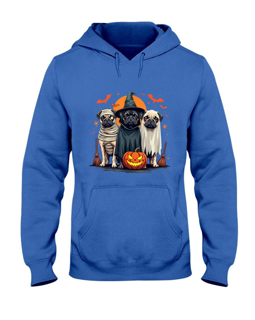 Pet Mom Halloween Shirt - Pug Halloween Costume Mom Witch Ghost Dog Lover T-Shirt