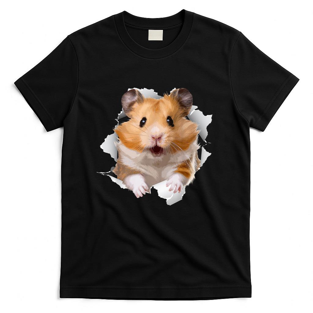 Cute Hamster Design for Men Women Kids Animal Hamster Lovers T-Shirt