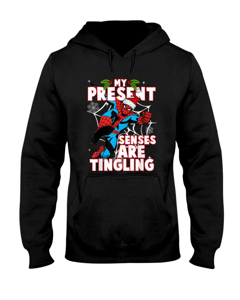 Marvel Spider-Man Present Senses Tingling Christmas T-Shirt