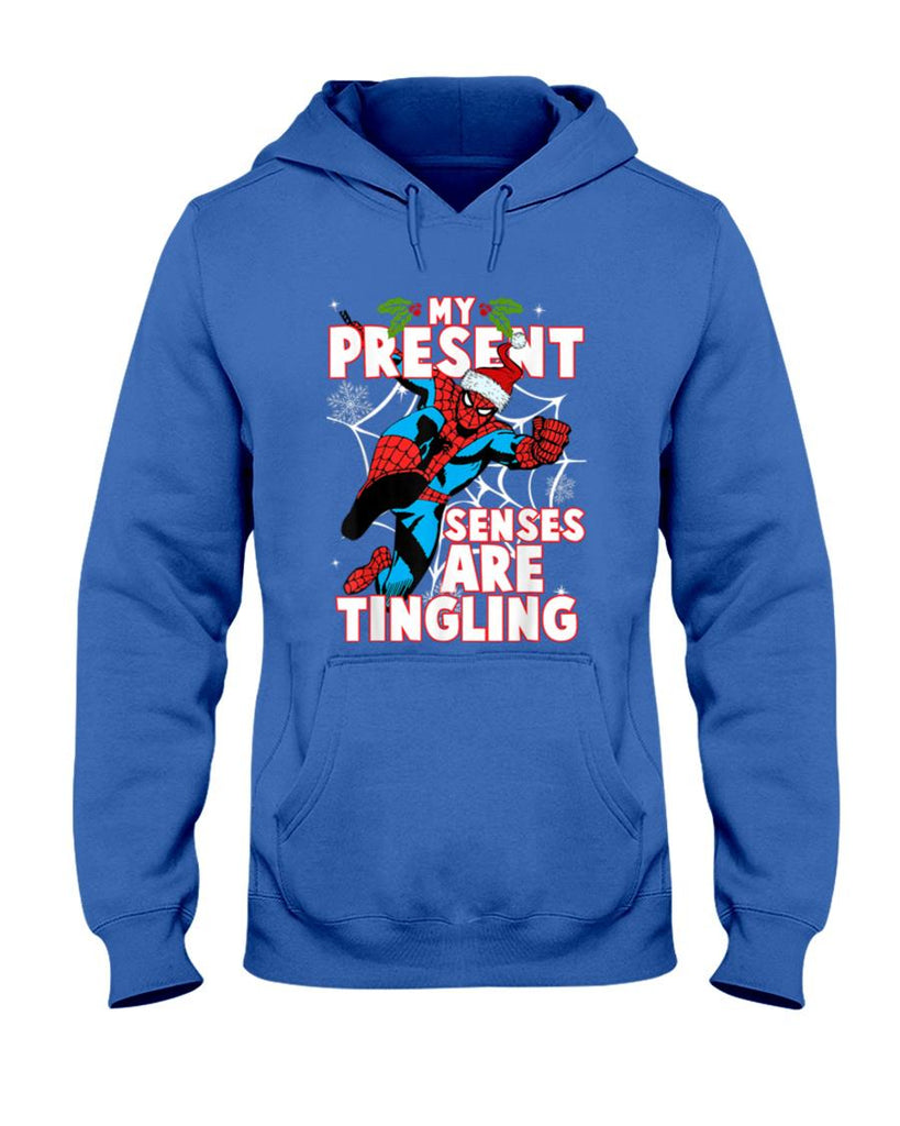 Marvel Spider-Man Present Senses Tingling Christmas T-Shirt