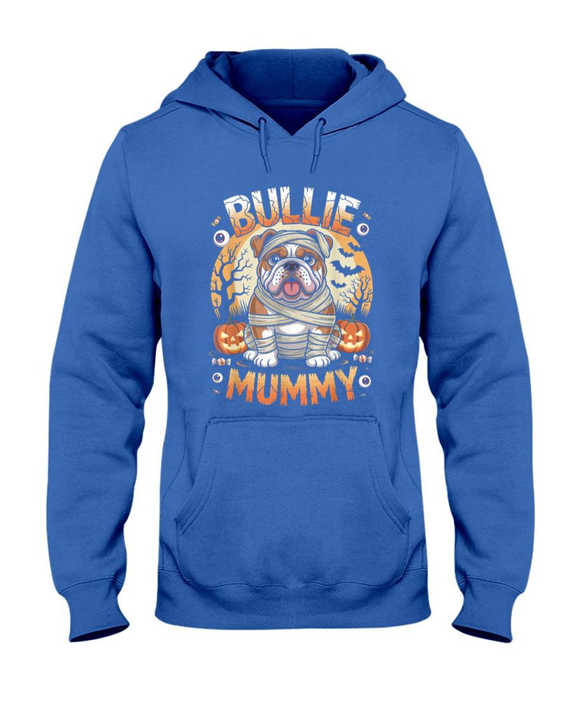 Pet Mom Halloween Shirt - Bullie Mummy Halloween Costume Dog Owner English Bulldog T-Shirt