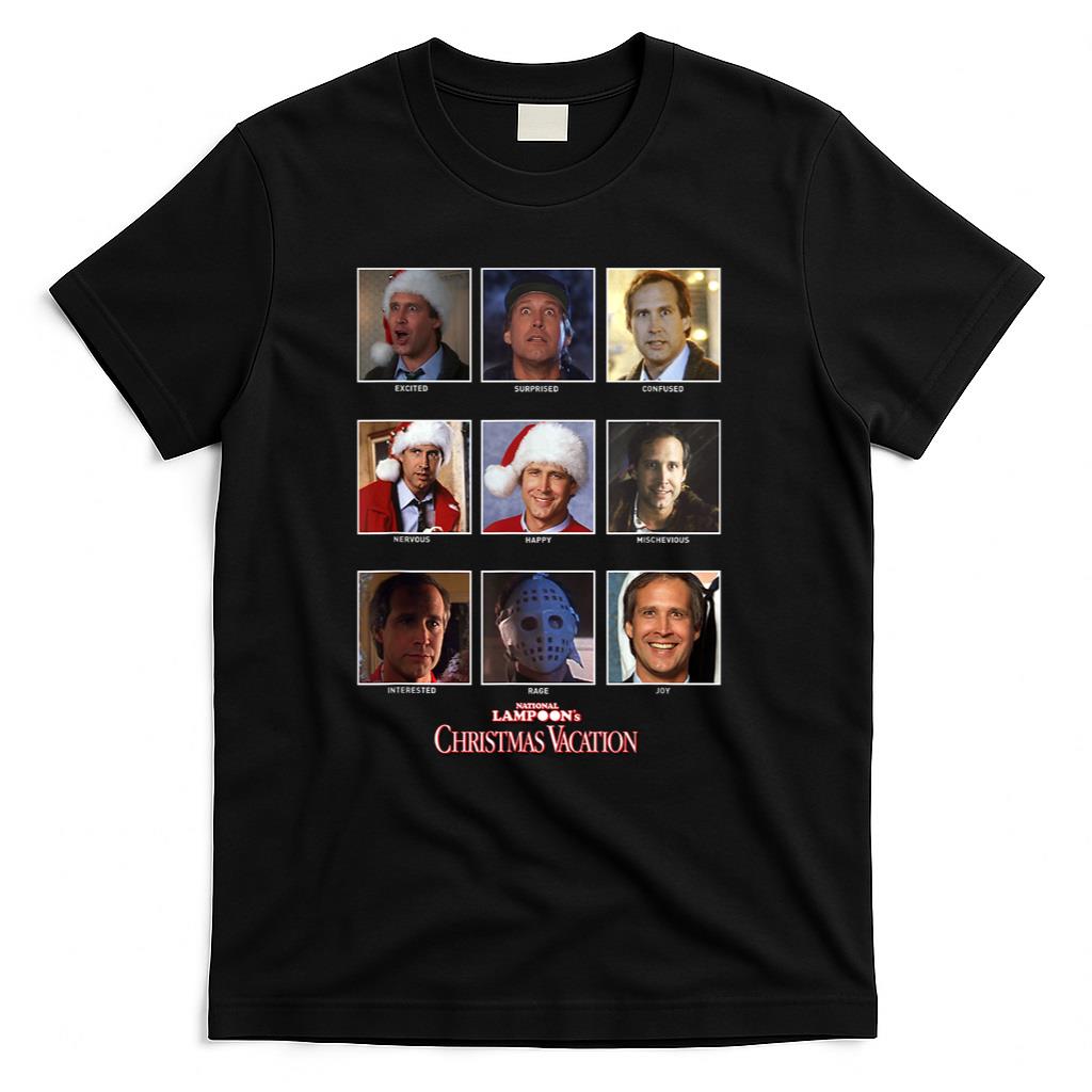 National Lampoons Christmas Vacation Clark Panels T-Shirt