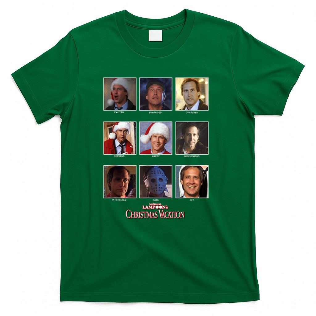 National Lampoons Christmas Vacation Clark Panels T-Shirt