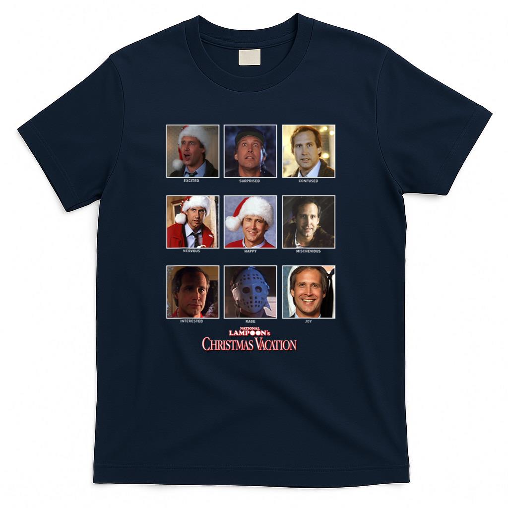National Lampoons Christmas Vacation Clark Panels T-Shirt