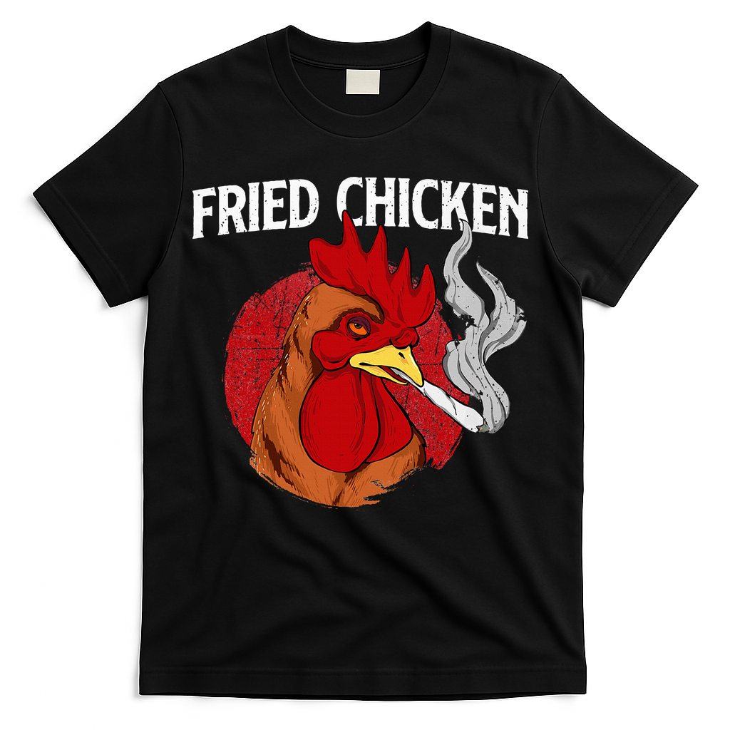Fried Chicken Gangster Chickens Farm Owner Farmyard Farmer T-Shirt