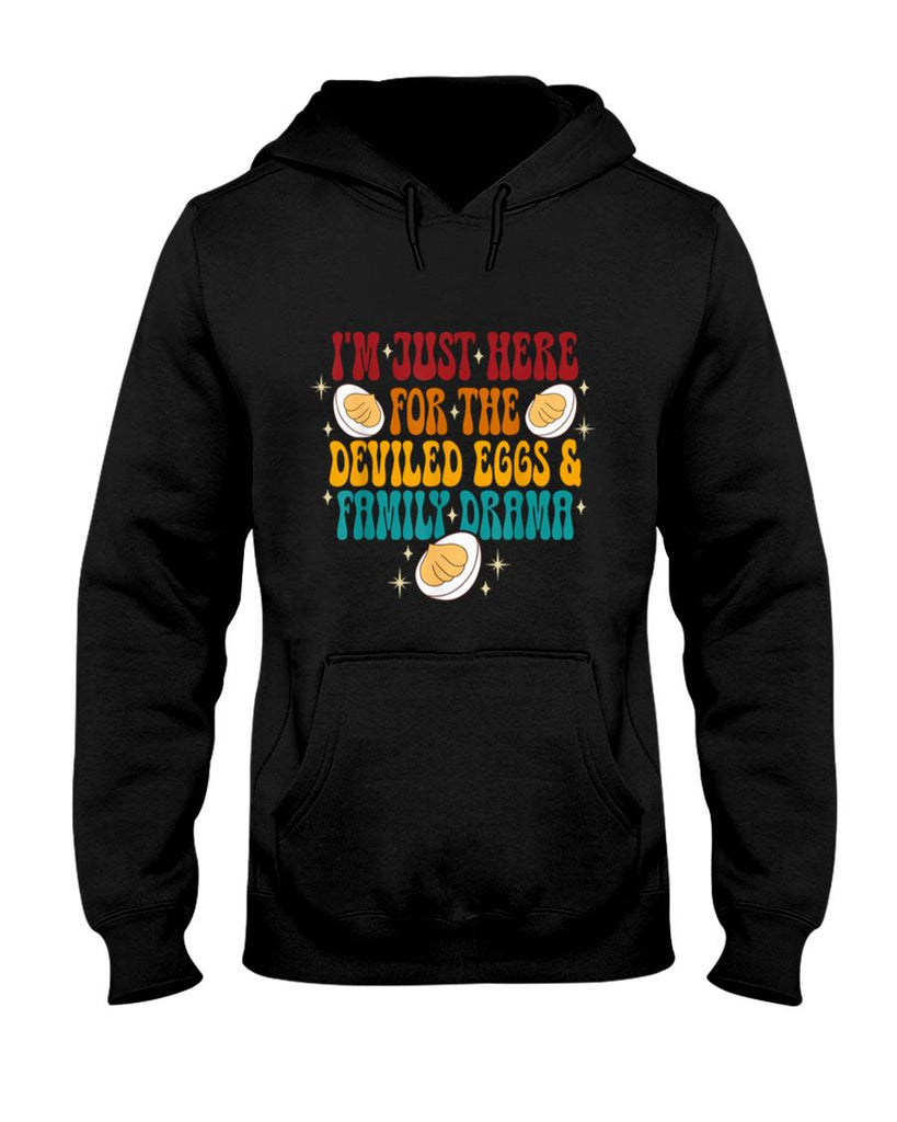 Im just here for the deviled eggs shirt thanksgiving foods T-Shirt