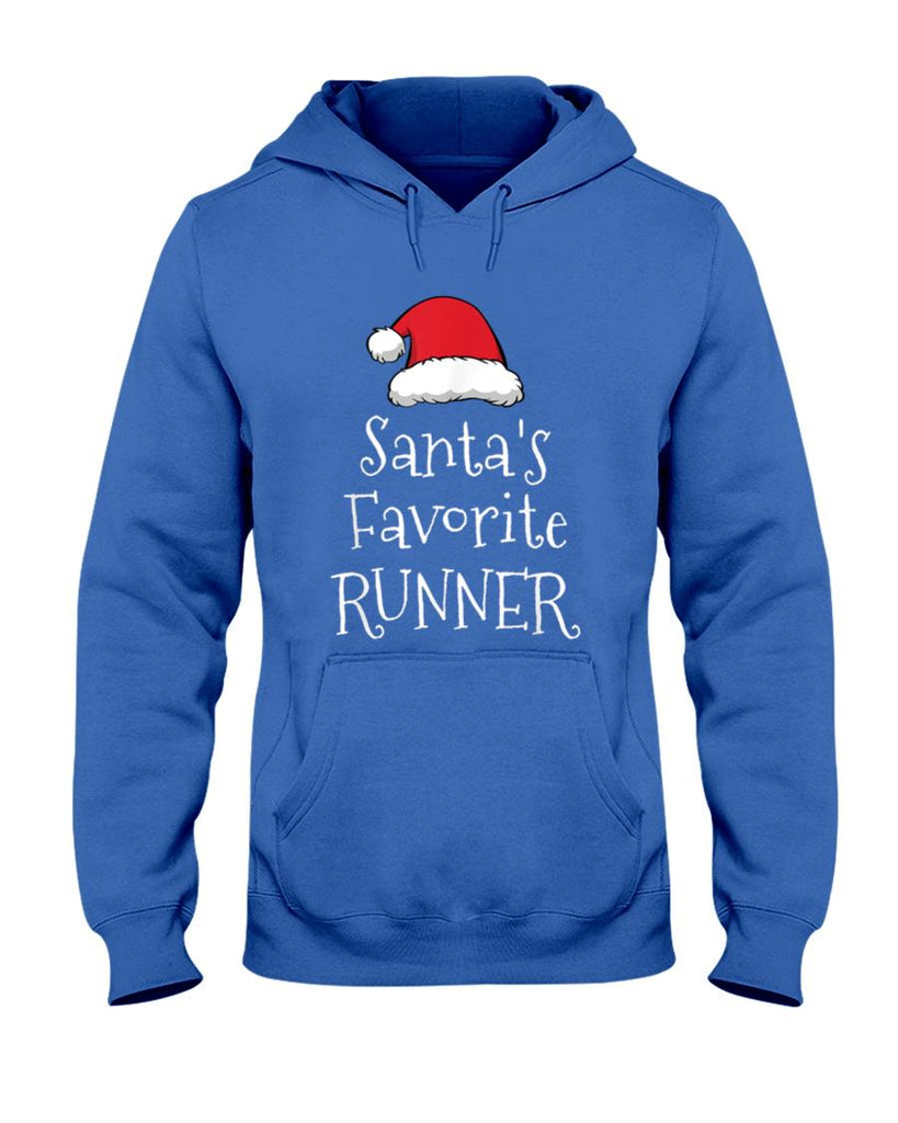 Santas Favorite Runner - Christmas Funny Running Gift T-Shirt