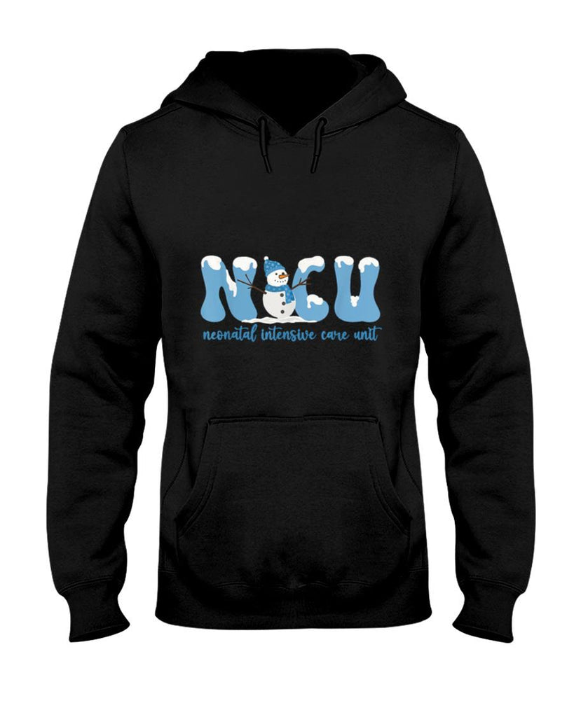 Winter NICU Nurse Xmas Snowman Neonatal Intensive Care Unit T-Shirt