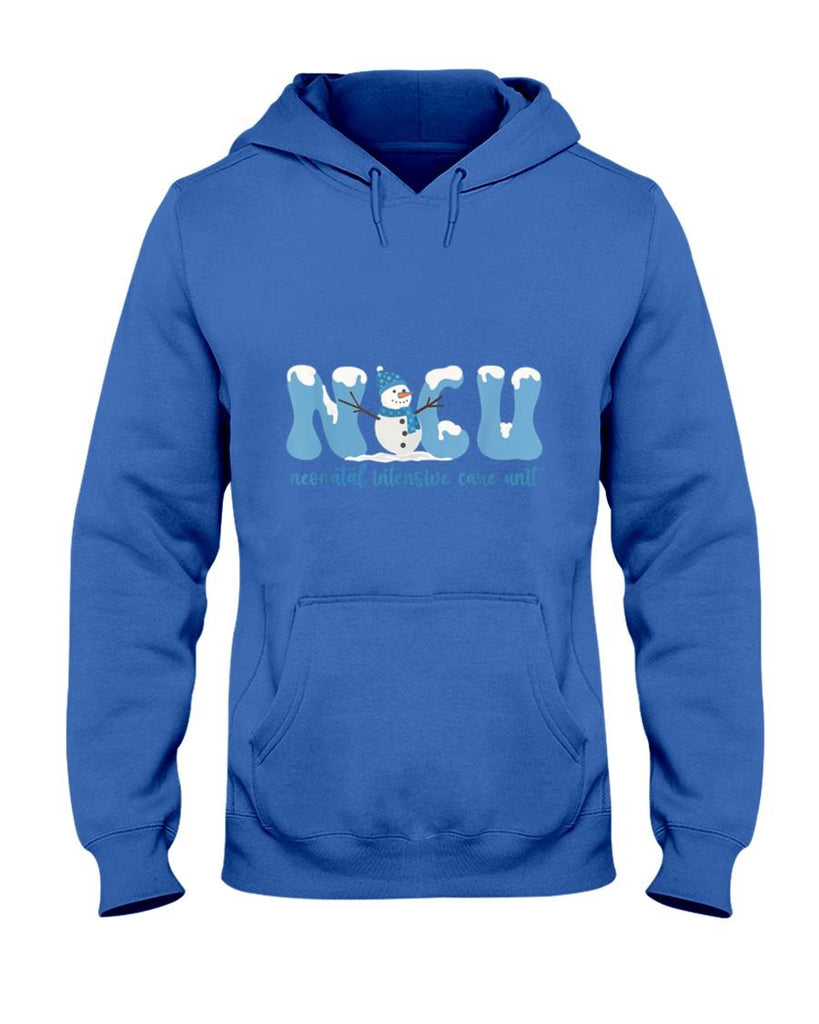 Winter NICU Nurse Xmas Snowman Neonatal Intensive Care Unit T-Shirt