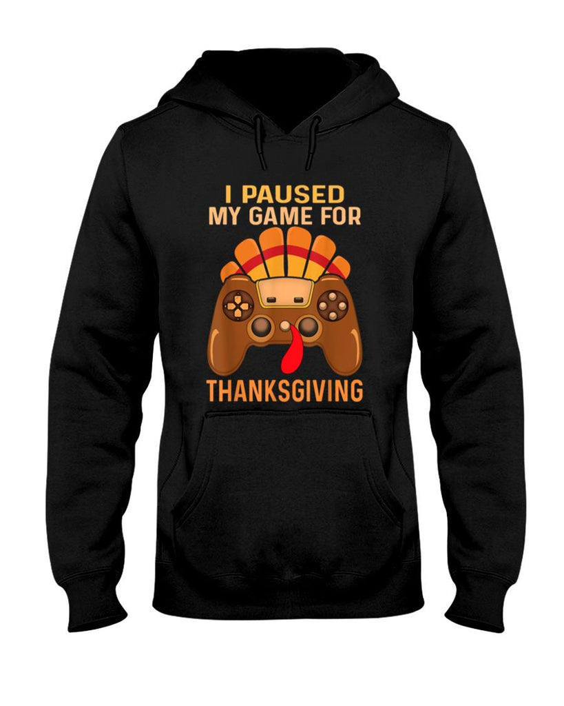 Happy Thanksgiving gaming fall Turkey gamer boys kids men T-Shirt